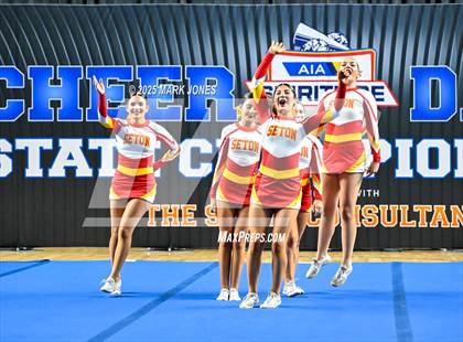 Thumbnail 1 in Seton Catholic - Stunt Game Day Championships (AIA Division IV) photogallery.