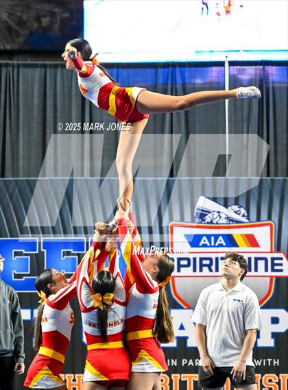 Thumbnail 2 in Seton Catholic - Stunt Game Day Championships (AIA Division IV) photogallery.