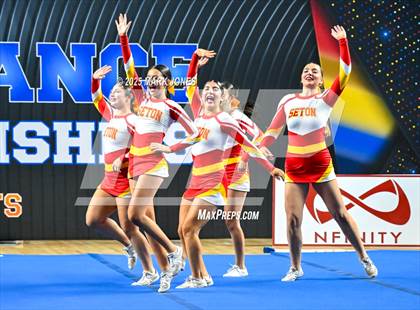 Thumbnail 1 in Seton Catholic - Stunt Game Day Championships (AIA Division IV) photogallery.