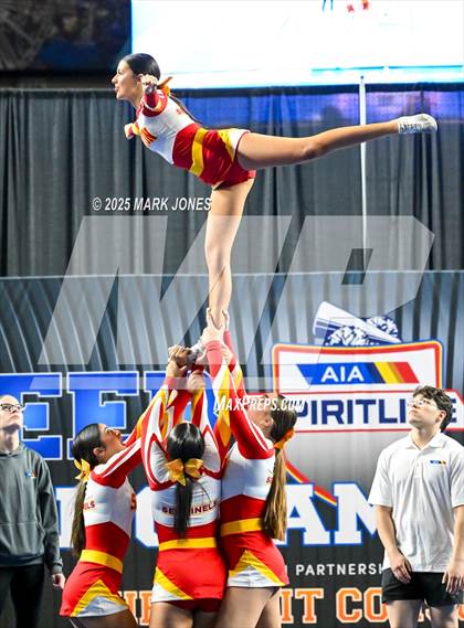 Thumbnail 3 in Seton Catholic - Stunt Game Day Championships (AIA Division IV) photogallery.