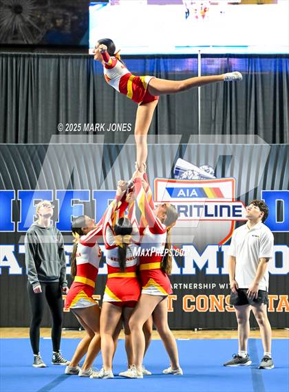 Thumbnail 2 in Seton Catholic - Stunt Game Day Championships (AIA Division IV) photogallery.