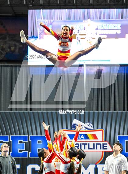Thumbnail 2 in Seton Catholic - Stunt Game Day Championships (AIA Division IV) photogallery.