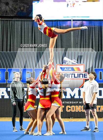 Thumbnail 3 in Seton Catholic - Stunt Game Day Championships (AIA Division IV) photogallery.