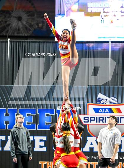 Thumbnail 1 in Seton Catholic - Stunt Game Day Championships (AIA Division IV) photogallery.