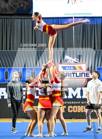 Thumbnail 2 in Seton Catholic - Stunt Game Day Championships (AIA Division IV) photogallery.