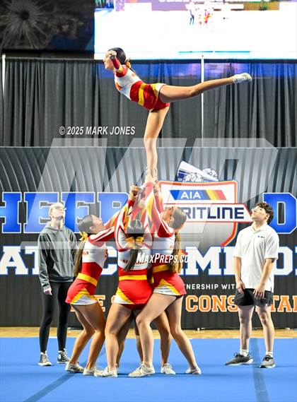 Thumbnail 1 in Seton Catholic - Stunt Game Day Championships (AIA Division IV) photogallery.