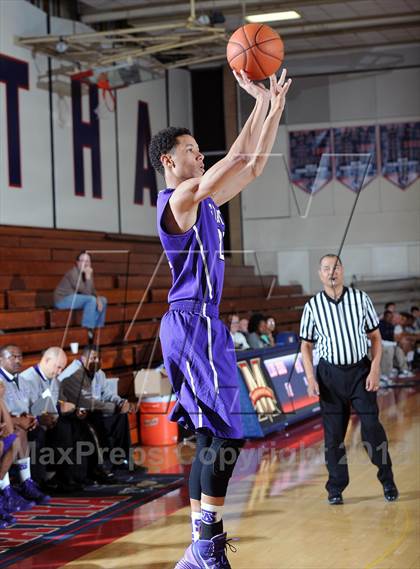Thumbnail 1 in St. Anthony vs. Los Osos  (Rose City Roundball Classic) photogallery.