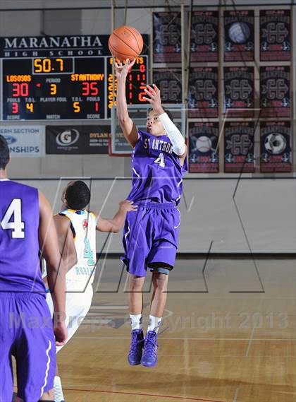 Thumbnail 1 in St. Anthony vs. Los Osos  (Rose City Roundball Classic) photogallery.