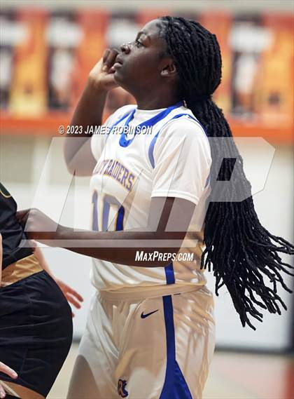 Thumbnail 2 in Rickards vs Trinity Catholic (Battle For the Island) photogallery.