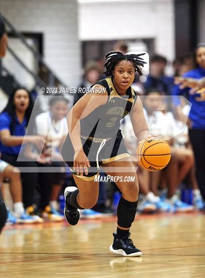 Thumbnail 1 in Rickards vs Trinity Catholic (Battle For the Island) photogallery.