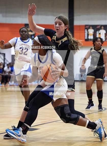 Thumbnail 3 in Rickards vs Trinity Catholic (Battle For the Island) photogallery.