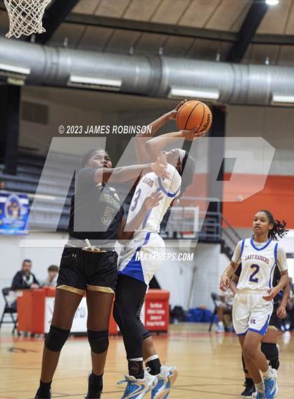 Thumbnail 1 in Rickards vs Trinity Catholic (Battle For the Island) photogallery.