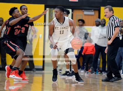 Thumbnail 3 in Glen Oaks @ St. James (LHSAA 3A Regional Playoff) photogallery.
