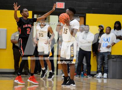 Thumbnail 2 in Glen Oaks @ St. James (LHSAA 3A Regional Playoff) photogallery.