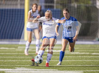 Thumbnail 3 in Model vs. Bremen (GHSA Class A Division I Championship) photogallery.