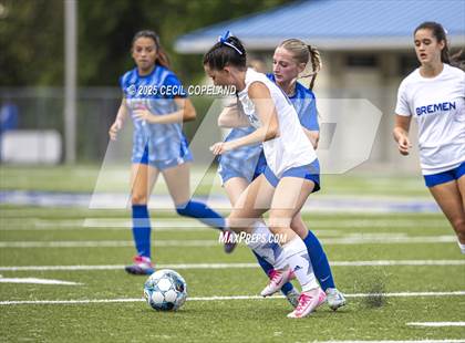 Thumbnail 3 in Model vs. Bremen (GHSA Class A Division I Championship) photogallery.