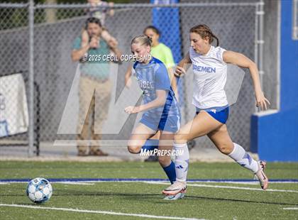 Thumbnail 2 in Model vs. Bremen (GHSA Class A Division I Championship) photogallery.
