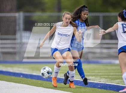 Thumbnail 2 in Model vs. Bremen (GHSA Class A Division I Championship) photogallery.