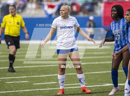 Thumbnail 2 in Model vs. Bremen (GHSA Class A Division I Championship) photogallery.