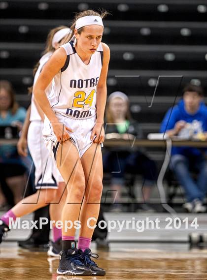 Thumbnail 2 in Newport Central Catholic vs Notre Dame (KHSAA Ninth Region Final) photogallery.