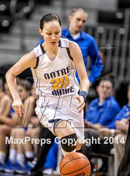 Thumbnail 1 in Newport Central Catholic vs Notre Dame (KHSAA Ninth Region Final) photogallery.