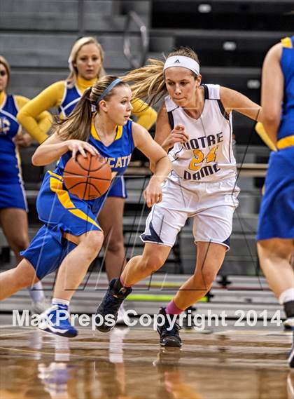 Thumbnail 2 in Newport Central Catholic vs Notre Dame (KHSAA Ninth Region Final) photogallery.
