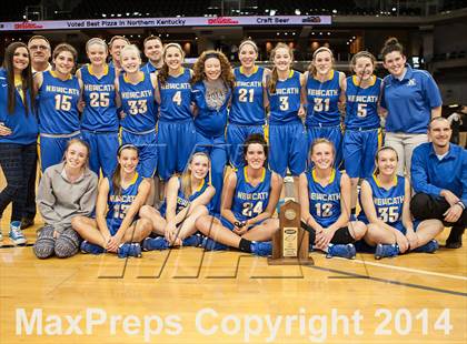 Thumbnail 2 in Newport Central Catholic vs Notre Dame (KHSAA Ninth Region Final) photogallery.