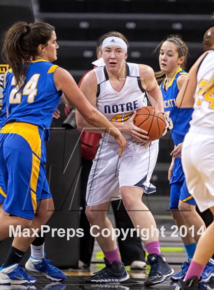 Thumbnail 3 in Newport Central Catholic vs Notre Dame (KHSAA Ninth Region Final) photogallery.