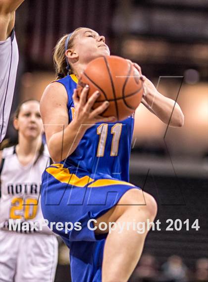 Thumbnail 3 in Newport Central Catholic vs Notre Dame (KHSAA Ninth Region Final) photogallery.