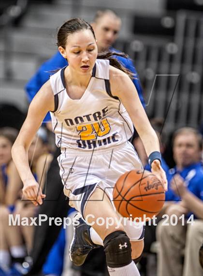 Thumbnail 2 in Newport Central Catholic vs Notre Dame (KHSAA Ninth Region Final) photogallery.