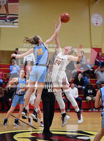 Thumbnail 2 in Cardinal Newman Girls Basketball (Extending the Season) photogallery.