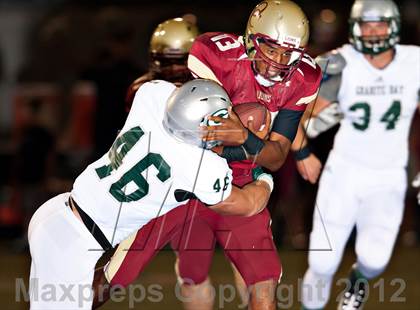 Thumbnail 3 in Oaks Christian vs. Granite Bay (Battle for Veterans) photogallery.