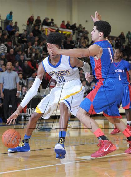Thumbnail 1 in Jefferson vs. Churchill (Les Schwab Invitational) photogallery.
