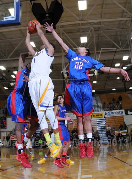Thumbnail 3 in Jefferson vs. Churchill (Les Schwab Invitational) photogallery.