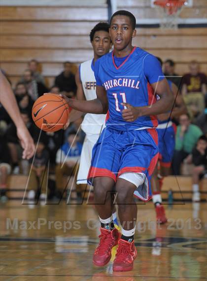 Thumbnail 1 in Jefferson vs. Churchill (Les Schwab Invitational) photogallery.