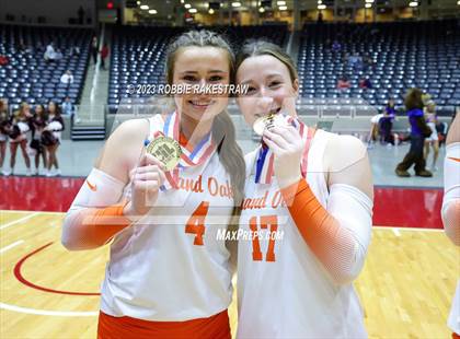 Thumbnail 3 in Grand Oaks vs. Cinco Ranch (UIL 6A Volleyball Final Medal Ceremony) photogallery.