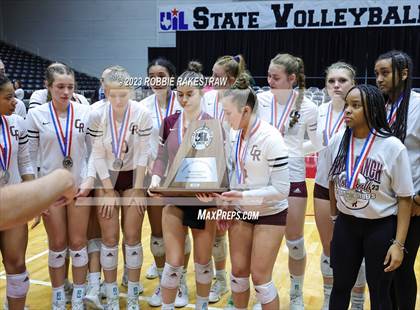 Thumbnail 2 in Grand Oaks vs. Cinco Ranch (UIL 6A Volleyball Final Medal Ceremony) photogallery.