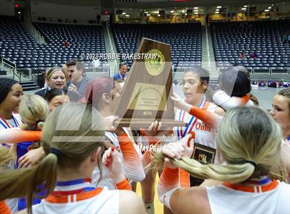Thumbnail 1 in Grand Oaks vs. Cinco Ranch (UIL 6A Volleyball Final Medal Ceremony) photogallery.