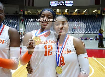 Thumbnail 1 in Grand Oaks vs. Cinco Ranch (UIL 6A Volleyball Final Medal Ceremony) photogallery.