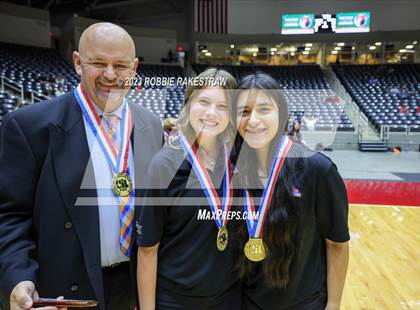 Thumbnail 2 in Grand Oaks vs. Cinco Ranch (UIL 6A Volleyball Final Medal Ceremony) photogallery.
