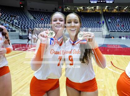 Thumbnail 3 in Grand Oaks vs. Cinco Ranch (UIL 6A Volleyball Final Medal Ceremony) photogallery.