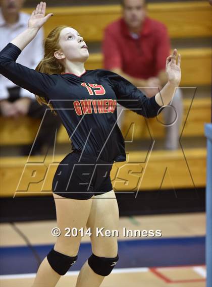 Thumbnail 3 in Pope John Paul II vs. Gwynedd Mercy Academy (District 1 AA Semifinal) photogallery.