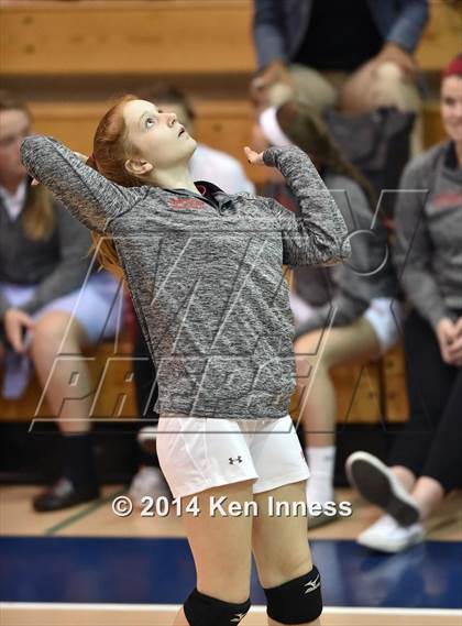 Thumbnail 2 in Pope John Paul II vs. Gwynedd Mercy Academy (District 1 AA Semifinal) photogallery.