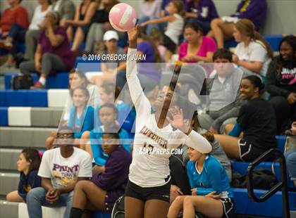 Thumbnail 2 in Lutcher vs McGehee (Penguin Volleyball Classic) photogallery.
