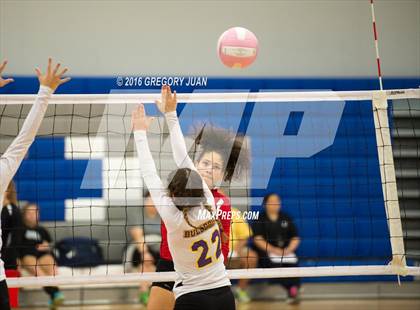 Thumbnail 3 in Lutcher vs McGehee (Penguin Volleyball Classic) photogallery.