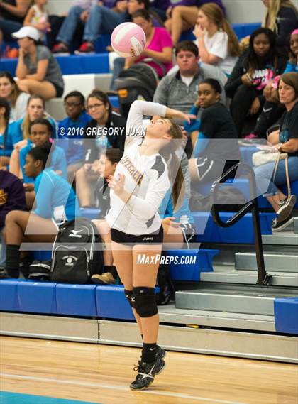 Thumbnail 3 in Lutcher vs McGehee (Penguin Volleyball Classic) photogallery.