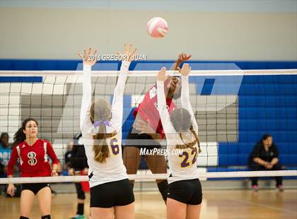Thumbnail 1 in Lutcher vs McGehee (Penguin Volleyball Classic) photogallery.