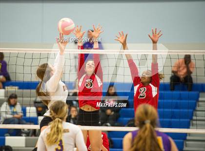 Thumbnail 2 in Lutcher vs McGehee (Penguin Volleyball Classic) photogallery.