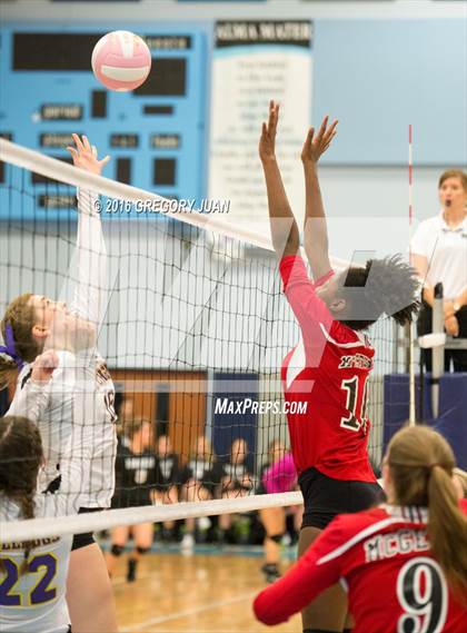 Thumbnail 3 in Lutcher vs McGehee (Penguin Volleyball Classic) photogallery.