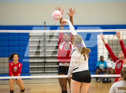 Thumbnail 2 in Lutcher vs McGehee (Penguin Volleyball Classic) photogallery.